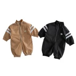 Retro Zip Jumpsuit | 2 Colours - Affordable Baby