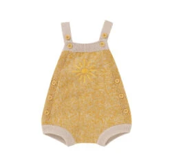 Sun Knit Romper | Yellow - Affordable Baby