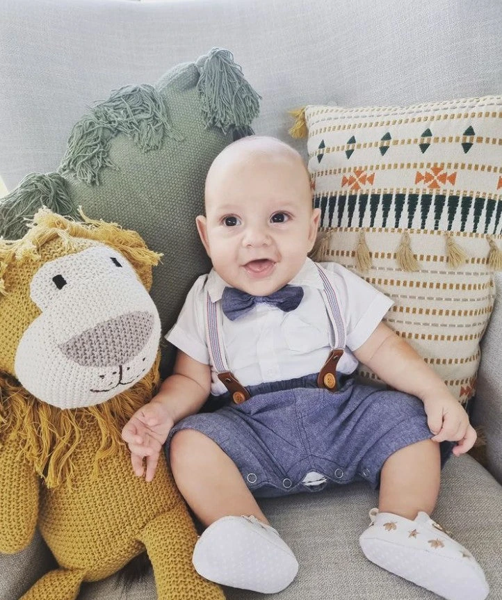 Arlo Bow Tie & Suspenders Set | Blue - Affordable Baby 7 Arlo Bow Tie & Suspenders Set | Blue - Affordable Baby - Image 5