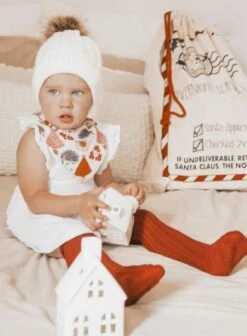 Ski Bunny Matching Beanies | White - Affordable Baby -Trend Nest Store Hat d18c9428 0466 45e3 b427 d41d4d1367a3