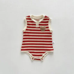 Teddy Stripe Bodysuits | 4 Colours - Affordable Baby -Trend Nest Store IMG 5696