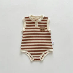 Teddy Stripe Bodysuits | 4 Colours - Affordable Baby -Trend Nest Store IMG 5697