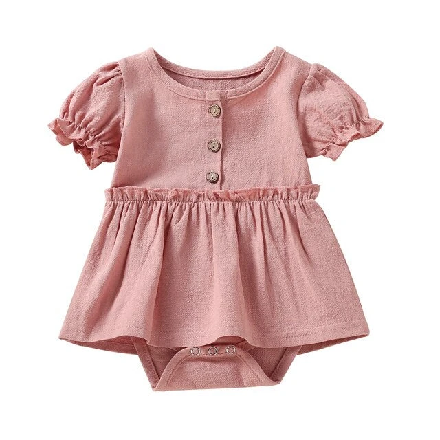 Annie Romper | Blush - Affordable Baby