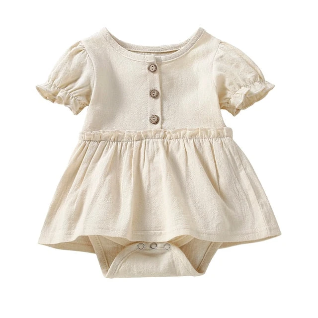 Annie Romper | Sand - Affordable Baby
