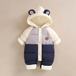 Two Tone Puffer Bear Onesie | 2 Colours - Affordable Baby -Trend Nest Store S03cd5cb7ab3249fcbc1a9cdb292014e0J