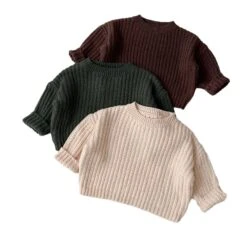 Knitted Sweater | 3 Colours - Affordable Baby