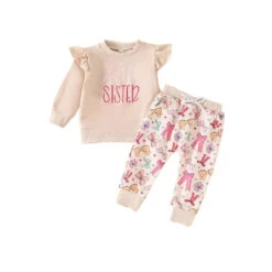 Little Sister Pink Bows Set - Affordable Baby