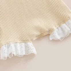 Frilly Sleeves Ribbed Rompers | Beige - Affordable Baby -Trend Nest Store S0a3c0a76587e4188a02c89d33db767d41