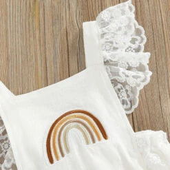 Lacey Rainbow Romper - Affordable Baby 12 Lacey Rainbow Romper - Affordable Baby -Trend Nest Store S0e73ab7de132497fa450932c4758e7c32