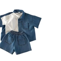 Summer Denim Set | 2 Colours - Affordable Baby -Trend Nest Store S186314f2173b4294aea3b424e84c5a79T