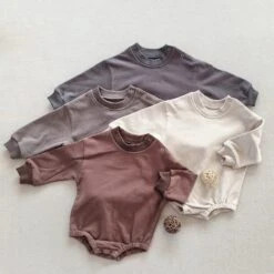 Cotton Long Sleeve Romper | 16 Colours - Affordable Baby -Trend Nest Store S1876d84177074a908236443d1c8eac0ed