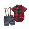 Red Suspenders Set - Affordable Baby -Trend Nest Store S355df080f0ae421e9aceaac260c2ed4fe