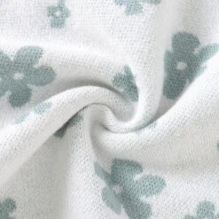 Floral Knit Romper | Blue - Affordable Baby -Trend Nest Store S3573af525bfd4af4a482b98f8d4832e4n