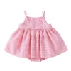 Gingham Skirt Romper | Pink - Affordable Baby