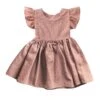 Ruffle Linen Dress | Blush - Affordable Baby
