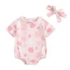 Pink Daisy Romper - Affordable Baby