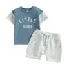 Little Dude Set | Blue - Affordable Baby -Trend Nest Store S481a40d6933c42618f88483a81016263S