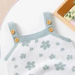 Floral Knit Romper | Blue - Affordable Baby -Trend Nest Store S482bbb4671d04b328df988f73d7e995aQ 4c77214c d091 4e90 903c 173f1cff76dd