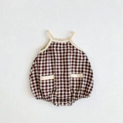 Gingham Bubble Romper | 2 Colours - Affordable Baby -Trend Nest Store S519da6528bd64cdda2bec3f8d15d9efdd
