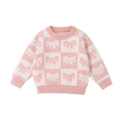 Pink Bows Sweater - Affordable Baby -Trend Nest Store S5b8d9f87cfe84c628989353c1937ade3h