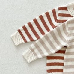 Bailey Striped Romper | 2 Colours - Affordable Baby -Trend Nest Store S63182f11b115442883974313a3b04609S