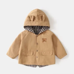 Caramel Plaid Coat - Affordable Baby -Trend Nest Store S656aa910d1fa4334823b2a7be3a051d0G