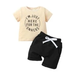 Here For The Snacks Set | 2 Colours - Affordable Baby -Trend Nest Store S66e57a2eeee340edbeb77c50b9a702b4r