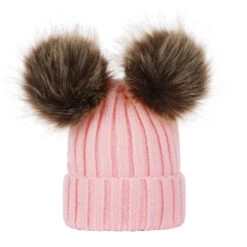 Double Pom Pom Beanie | 8 Colours - Affordable Baby -Trend Nest Store S6f4cf97c10b046ca8c267fe66217d5e4z
