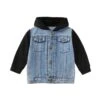 Black Hood Denim Jacket - Affordable Baby -Trend Nest Store S727b7f7c7e9741e0a6b56c0dea9b67fbe