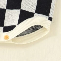 Checkers Knit Romper | Black & White - Affordable Baby -Trend Nest Store S72a1a70c5f2f42dbbbff6560e722fa73K fea81b15 5719 4911 92b0 f693be61aac1