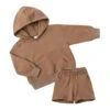 Shorts Tracksuit Set | Brown - Affordable Baby