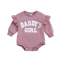 Daddy's Girl Frilly Romper | 3 Colours - Affordable Baby -Trend Nest Store S8e74c3e48cd4494f88a83866ddfaa380N