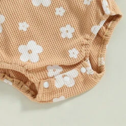 Frilly Bum Waffle Romper | Brown - Affordable Baby -Trend Nest Store S91ac50f860824bce94682025ee82f921f