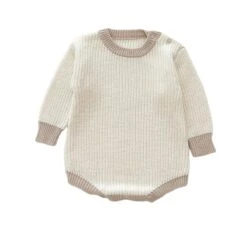 Camila Knit Romper | Cream - Affordable Baby
