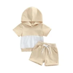 Max Hooded Set | Sand - Affordable Baby