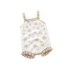 Floral Knit Romper | Beige - Affordable Baby