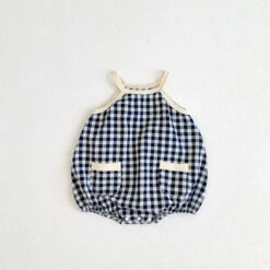 Gingham Bubble Romper | 2 Colours - Affordable Baby -Trend Nest Store Sb82410809f1a443ab8b47191c128dbbaJ