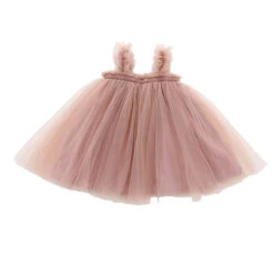 Tutu Sleeveless Dress | Dusty Pink - Affordable Baby