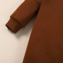 Chunky Fleece Romper | Brown *CLEARANCE* - Affordable Baby -Trend Nest Store Sba975cd3913d445ab6f2f22fb44b72d5E