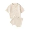 Knit Shorties Set | Ivory - Affordable Baby -Trend Nest Store Sc1b52a1e0a9b4cc79690db8eb07e7d4er