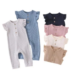Sasha Flutter Rompers | Various Colours - Affordable Baby