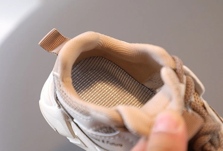 Chunky 3 Tone Sneakers | Brown - Affordable Baby 7 Chunky 3 Tone Sneakers | Brown - Affordable Baby - Image 5