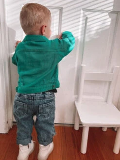 Distressed Denim Jacket | Green - Affordable Baby -Trend Nest Store Screenshot2022 08 03121340