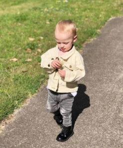 Distressed Denim Jacket | Sand - Affordable Baby -Trend Nest Store Screenshot2022 08 19103038