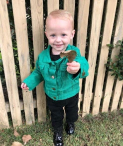 Distressed Denim Jacket | Green - Affordable Baby -Trend Nest Store Screenshot2022 10 12112055