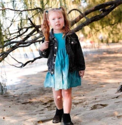 Ruffle Linen Dress | Teal - Affordable Baby -Trend Nest Store Screenshot2023 08 14135632