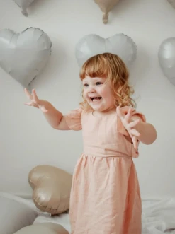 Ruffle Linen Dress | Blush - Affordable Baby -Trend Nest Store Screenshot2024 02 13095849