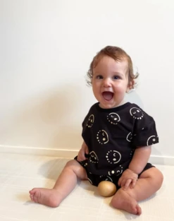 Wink Face Black Short Set - Affordable Baby -Trend Nest Store Screenshot 2025 04 17 093106