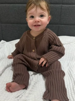 Button Ribbed Onesie | Brown - Affordable Baby -Trend Nest Store Screenshot 2025 05 26 061604