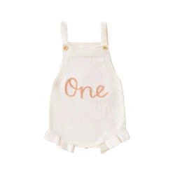 Birthday Knit Frilly Romper - Affordable Baby